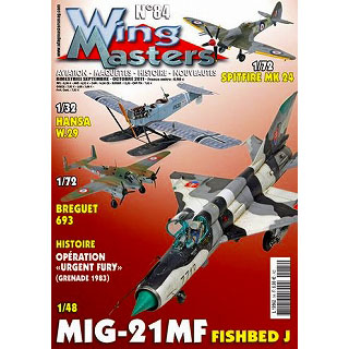 【新製品】[2005700108405] ウイングマスター84)1/32 ハンザブランデンブルグ W.29 1/48 MiG-21MF