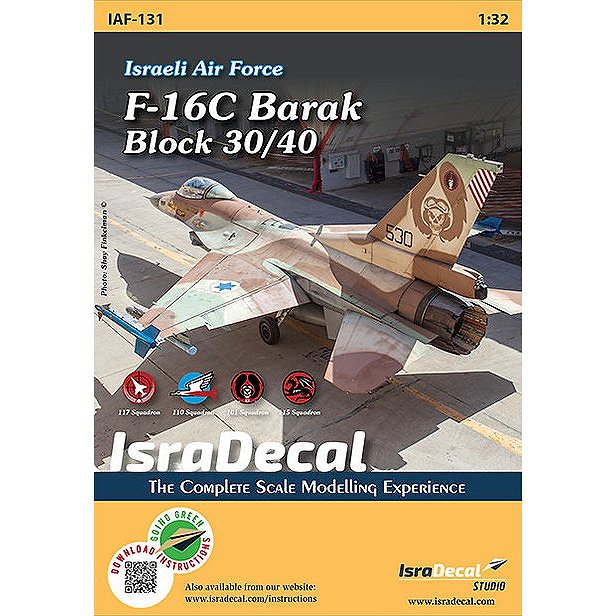 【新製品】IAF-131 イスラエル空軍 F-16C バラク ブロック30/40