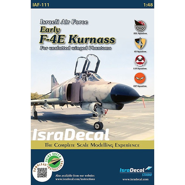 【新製品】IAF-111 イスラエル空軍 F-4E クルナス 初期型