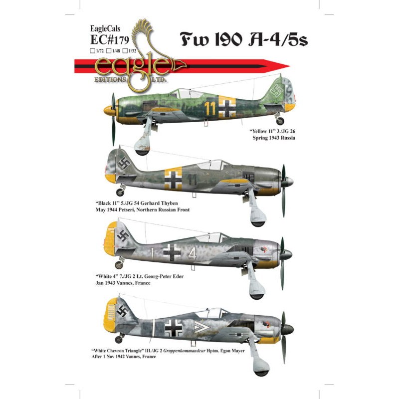 【新製品】EC48179 フォッケウルフ Fw190A-4/5s