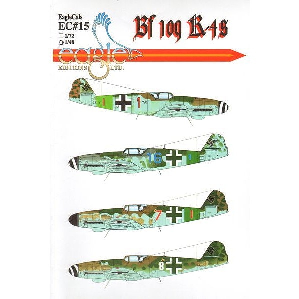 【再入荷】EC72-15 メッサーシュミット Bf 109K-4