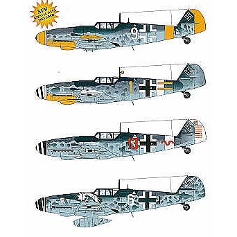 【再入荷】EC72-28 メッサーシュミット Bf109G-6