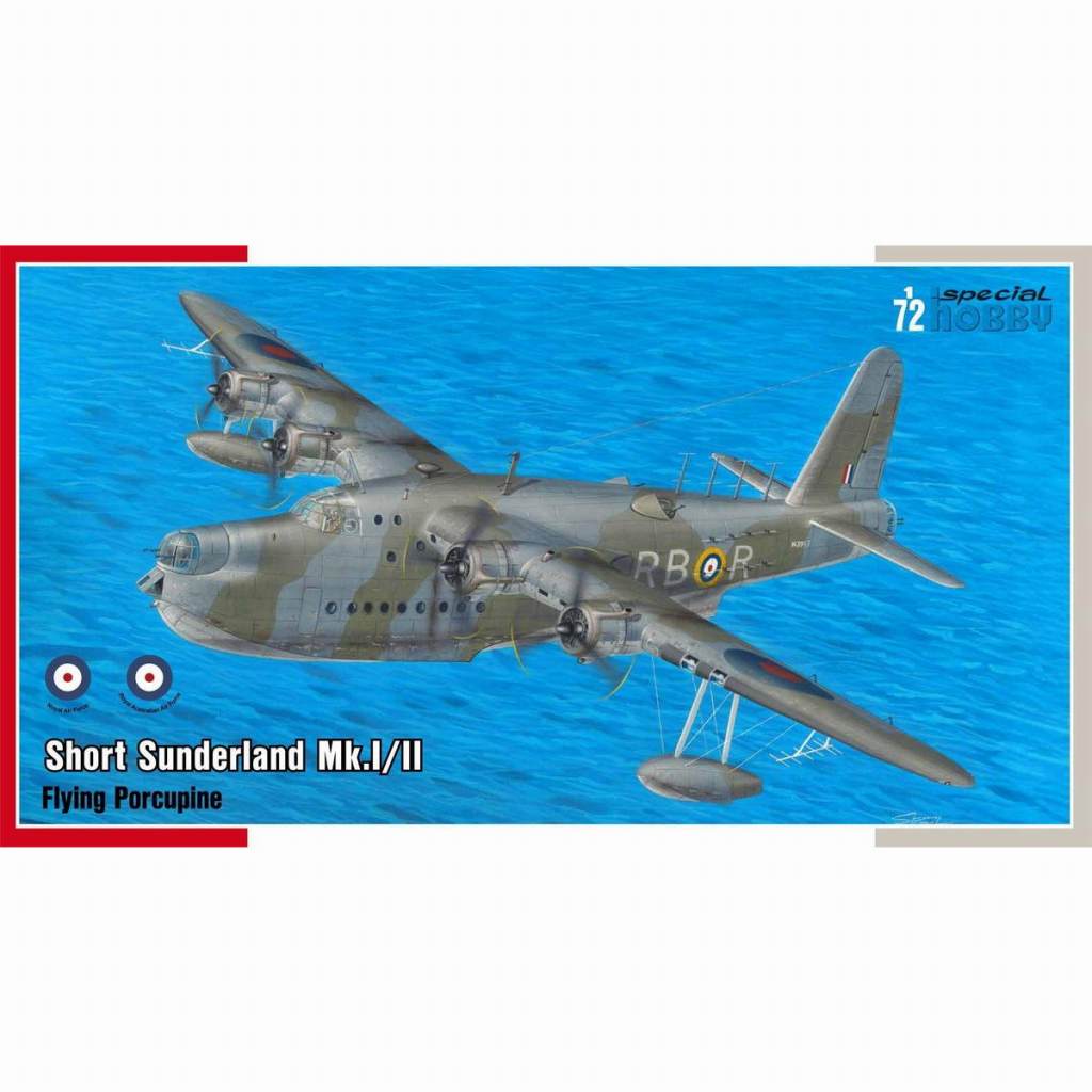 【新製品】72438 1/72 ショート サンダーランド Mk.I/II 空飛ぶヤマアラシ
