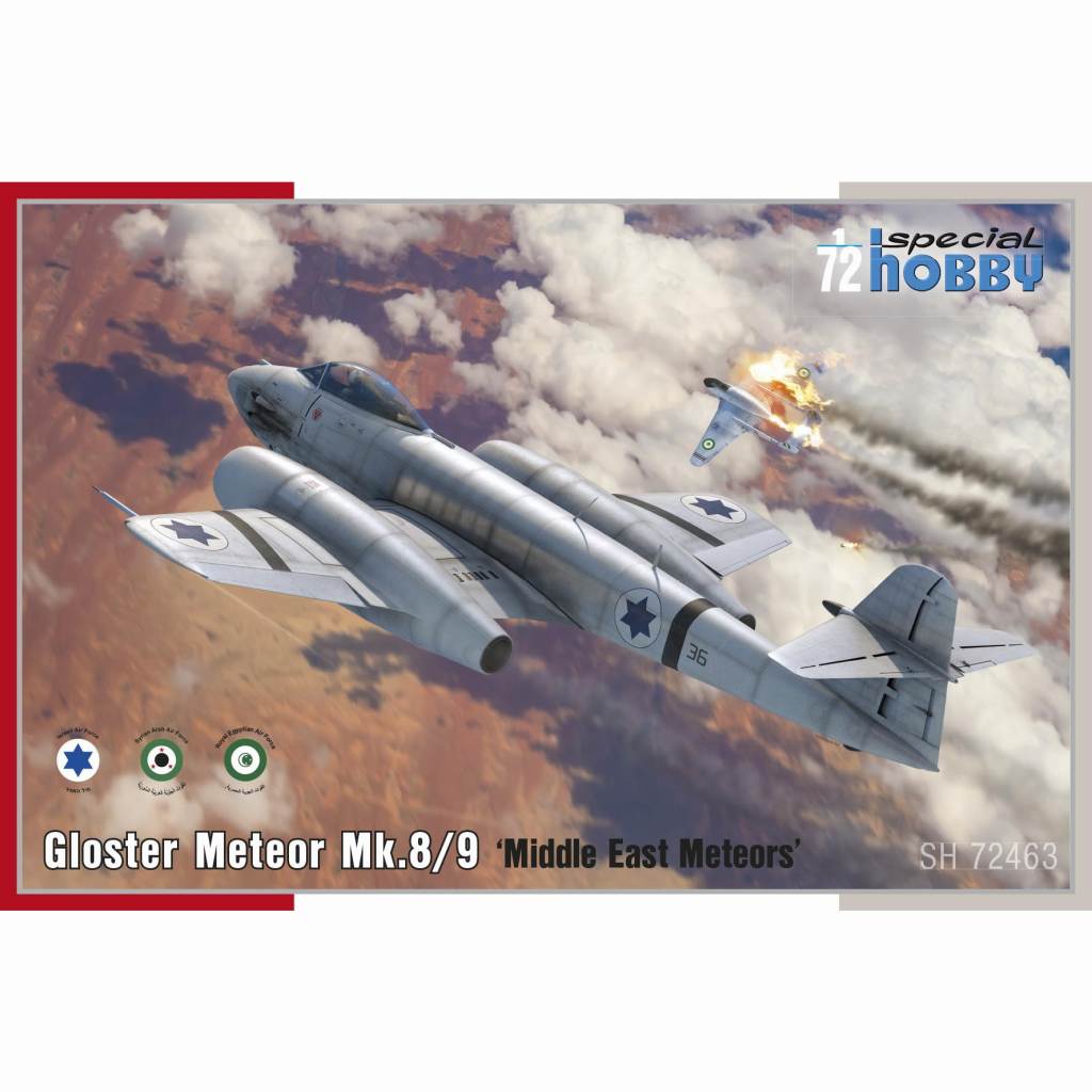 【新製品】72463 1/72 グロスター ミーティア Mk.8/9 中東ミーティア