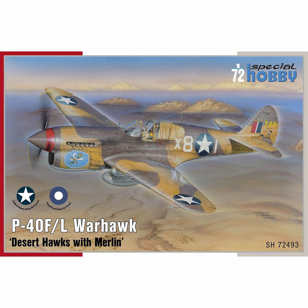 【新製品】72493 1/72 P-40F/L ウォーホーク 