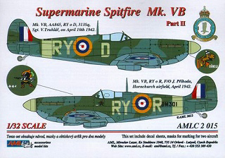 【新製品】[2007000020159] AMLC2015)スピットファイア Mk.VB イギリス空軍 第313飛行隊 パートII