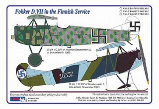 【新製品】[2007000020173] AMLC2017)フォッカー D.VII フィンランド空軍