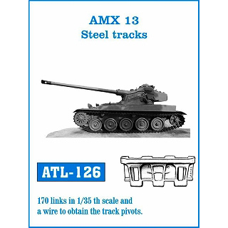 【新製品】[2007013512603] ATL-126)AMX-13 鋼製履帯