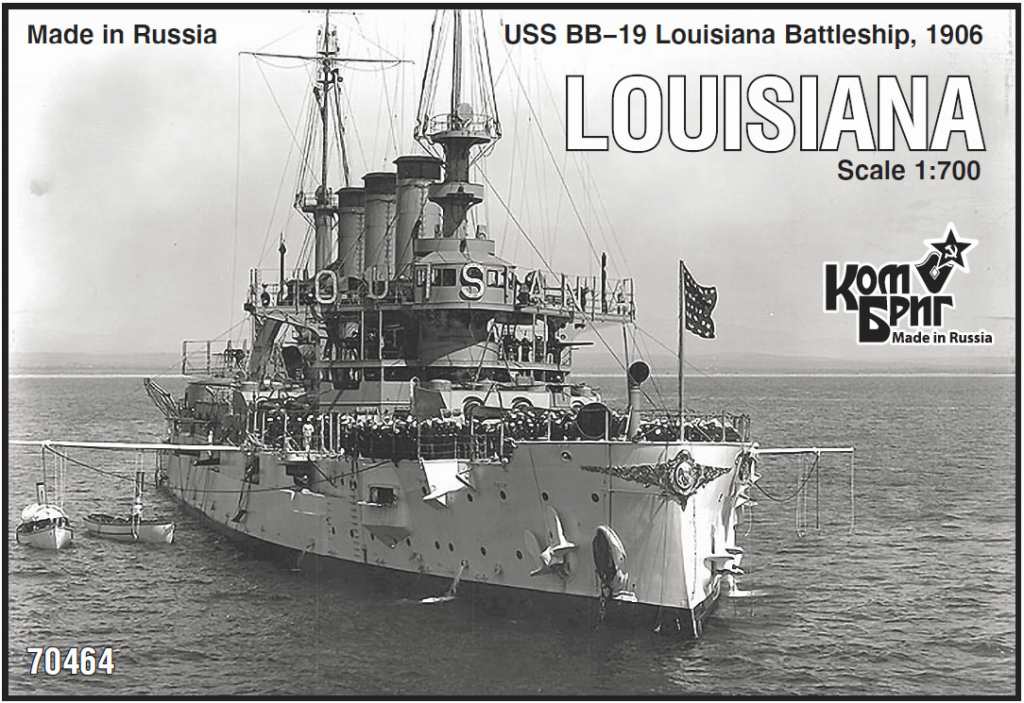 【新製品】[2007657046403] 70464)米国海軍 コネチカット級戦艦 BB-19 ルイジアナ Louisiana 1906