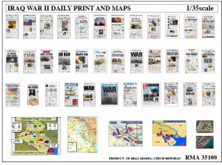 【新製品】[2007713610005] RMA35100)イラク OIF 新聞/地図