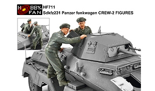 【新製品】[2007833571101] HF711)Sd.Kfz231/232 乗員セット