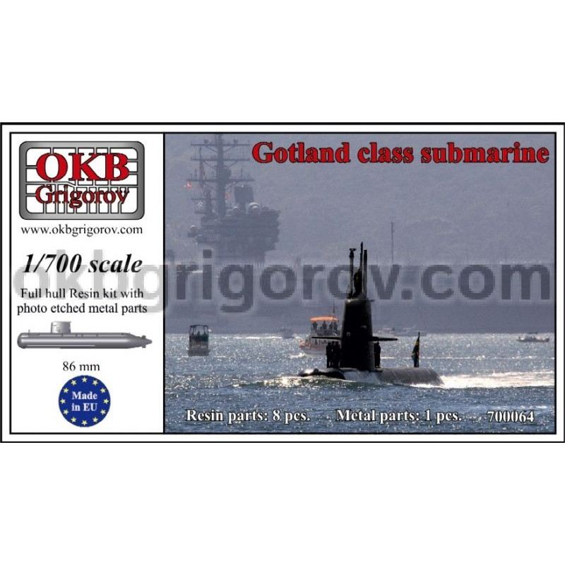 【新製品】[2008937000641] 700064)スウェーデン海軍 ゴトランド級潜水艦 Gotland