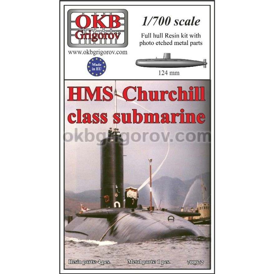 【新製品】[2008937000726] 700072)チャーチル級攻撃型原子力潜水艦 Churchill