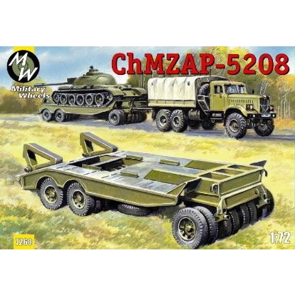 【新製品】[2008977206003] 7260)ChMZAP-5208 戦車運搬トレーラー