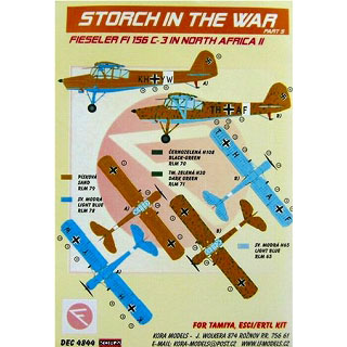 【新製品】[2009054904409] DEC4844)フィゼラー Fi156C-3 シュトルヒ 北アフリカII