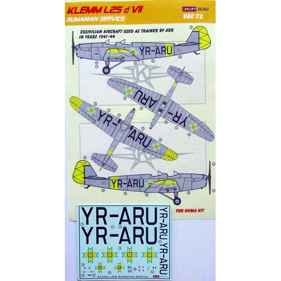 【新製品】[2009057908701] DEC7287)クレム L25 d VII ルーマニア空軍