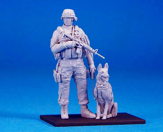 【再入荷】LF0124 現用米軍 K9(軍用犬)と調教師