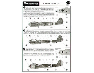 【新製品】[2009987202405] 72024)ユンカース Ju88 Part.2