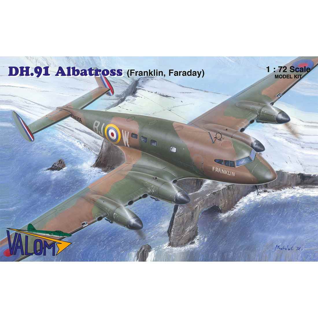 【新製品】72160 1/72 デ・ハビランド DH.91 アルバトロス フランクリン/ファラデー