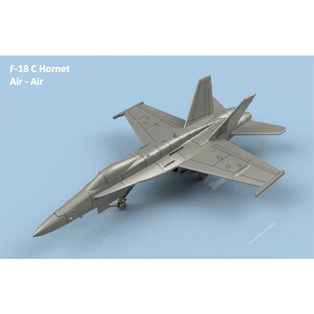 【新製品】3D350103)F-18C ホーネット 空対空装備 5機入り 3Dプリント製