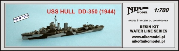 【再入荷】7027 ファラガット級駆逐艦 DD-350 ハル Hull 1944