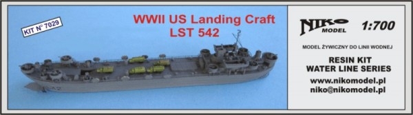 【再入荷】7029 LST-1級戦車揚陸艦 LST-542