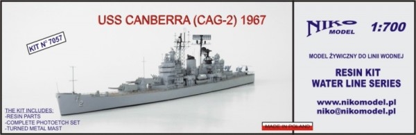 【再入荷】7057 ミサイル巡洋艦 CAG-2 キャンベラ CANBERRA 1967