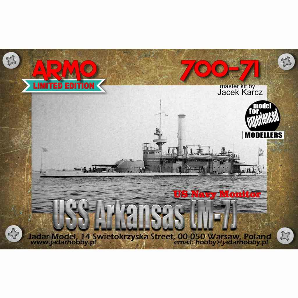 【新製品】700-71 米海軍 モニター艦 M-7 アーカンソー Arkansas