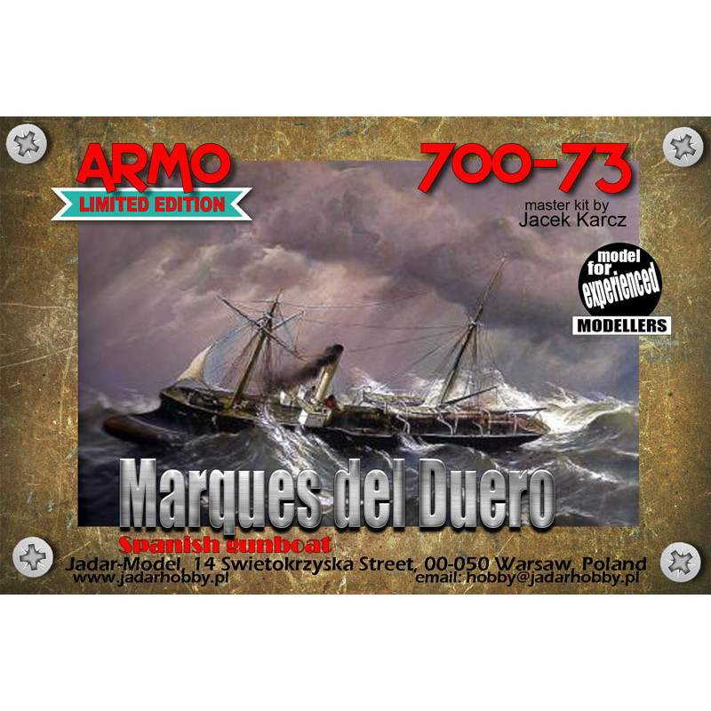 【新製品】700-73 スペイン海軍 砲艦 マルケス・デル・ドゥエーロ Marques del Duero