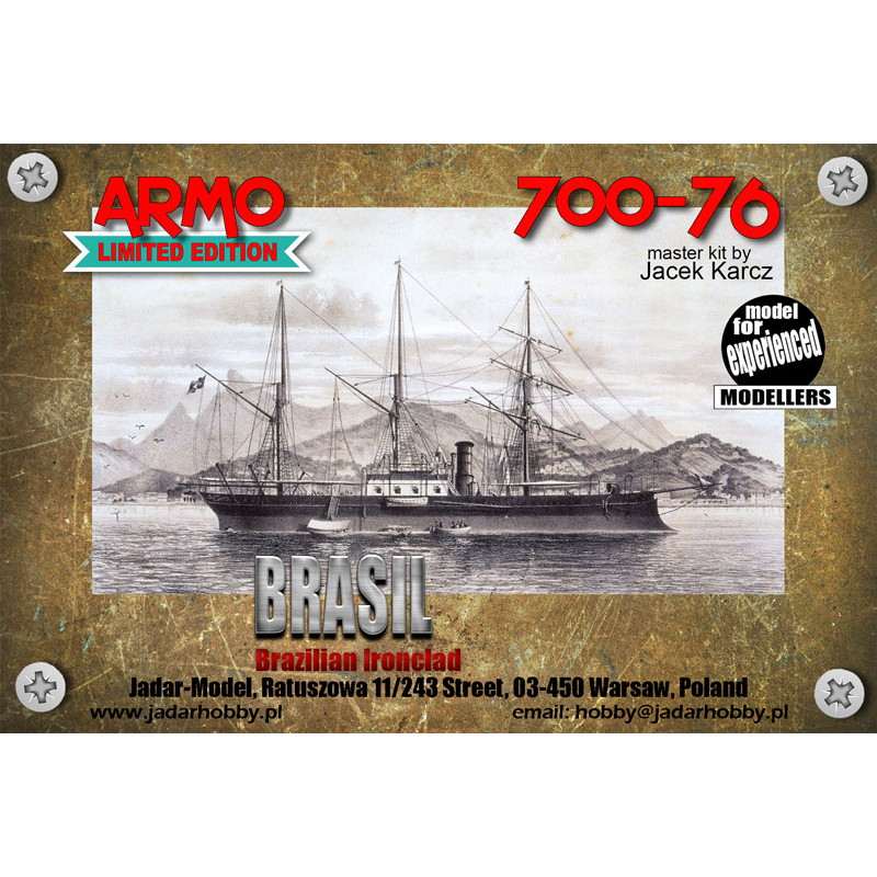 【新製品】700-76 ブラジル海軍 装甲艦 ブラジル Brasil