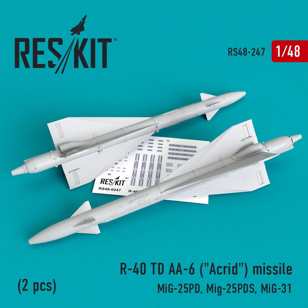 【新製品】RS48-0247 ロシア R-40TD 赤外線誘導空対空ミサイル(2個入り)