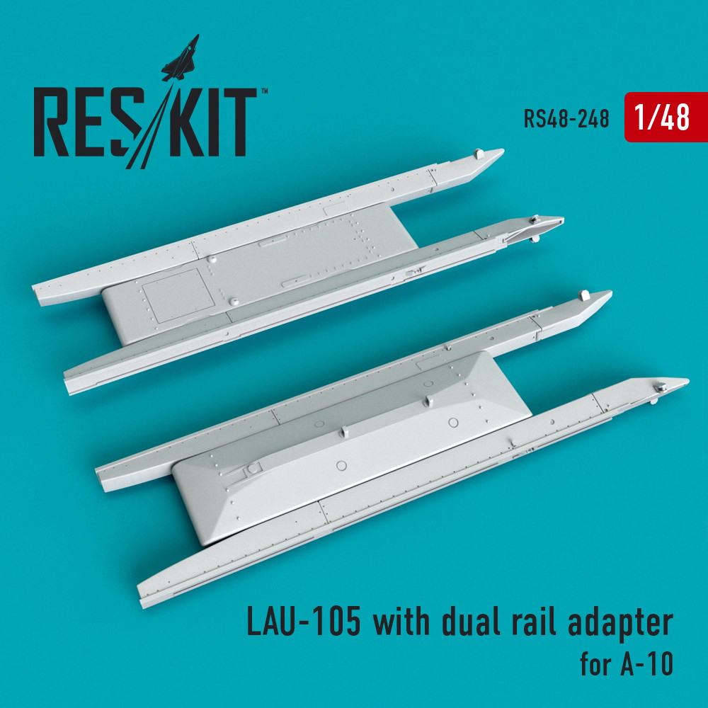 【新製品】RS48-0248 LAU-105 サイドワインダーランチャー w/デュアルアダプター (2個入り)