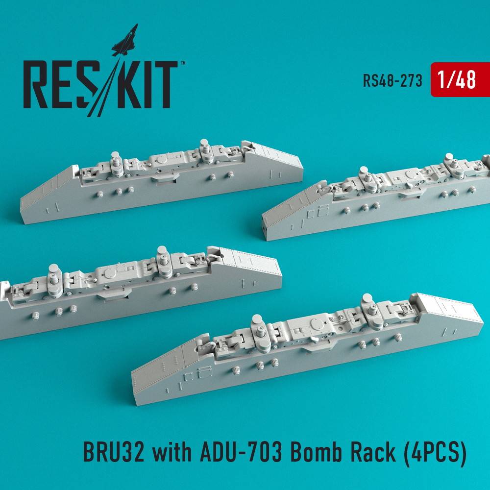 【新製品】RS48-0273 BRU32w/ADU-703爆弾架 (F-14用) (4個入り)