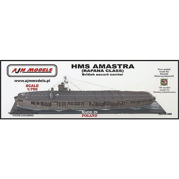 【新製品】700-048 WWII 英国海軍 MACシップ 護衛空母 アマストラ Amastra(ラパナ級商船空母)