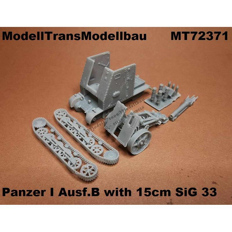 【新製品】MT72371 ドイツ I号自走重歩兵砲 15cm sIG33 (Sf) auf Panzerkampfwagen I Ausf B