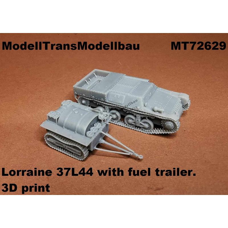 【新製品】MT72629 フランス ロレーヌ 37L44 w/燃料トレーラー