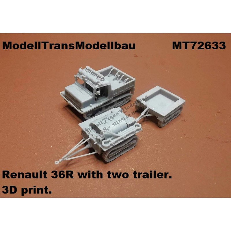 【新製品】MT72633 フランス ルノー 36R w/トレーラー(2台)