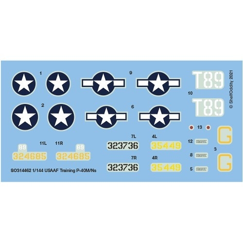 【新製品】SO314462 アメリカ陸軍航空軍 P-40M/N ウォーホーク 練習機