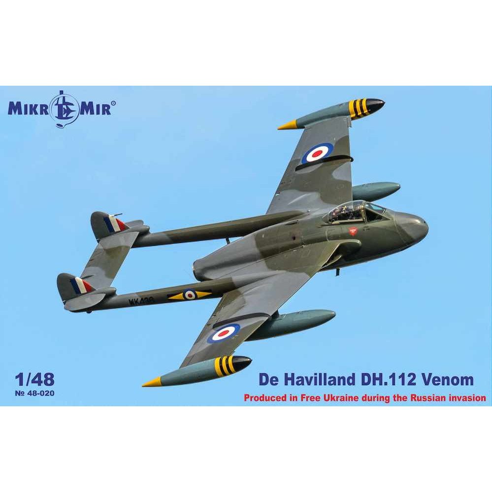 【新製品】48-020 1/48 デ・ハビランド DH.112 ベノム