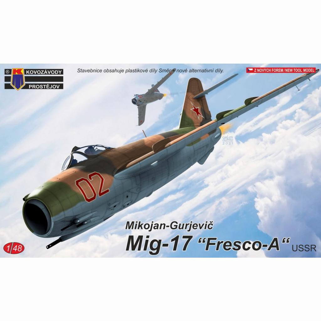 【新製品】KPM4823 1/48 ミグ MiG-17 フレスコA ソビエト空軍