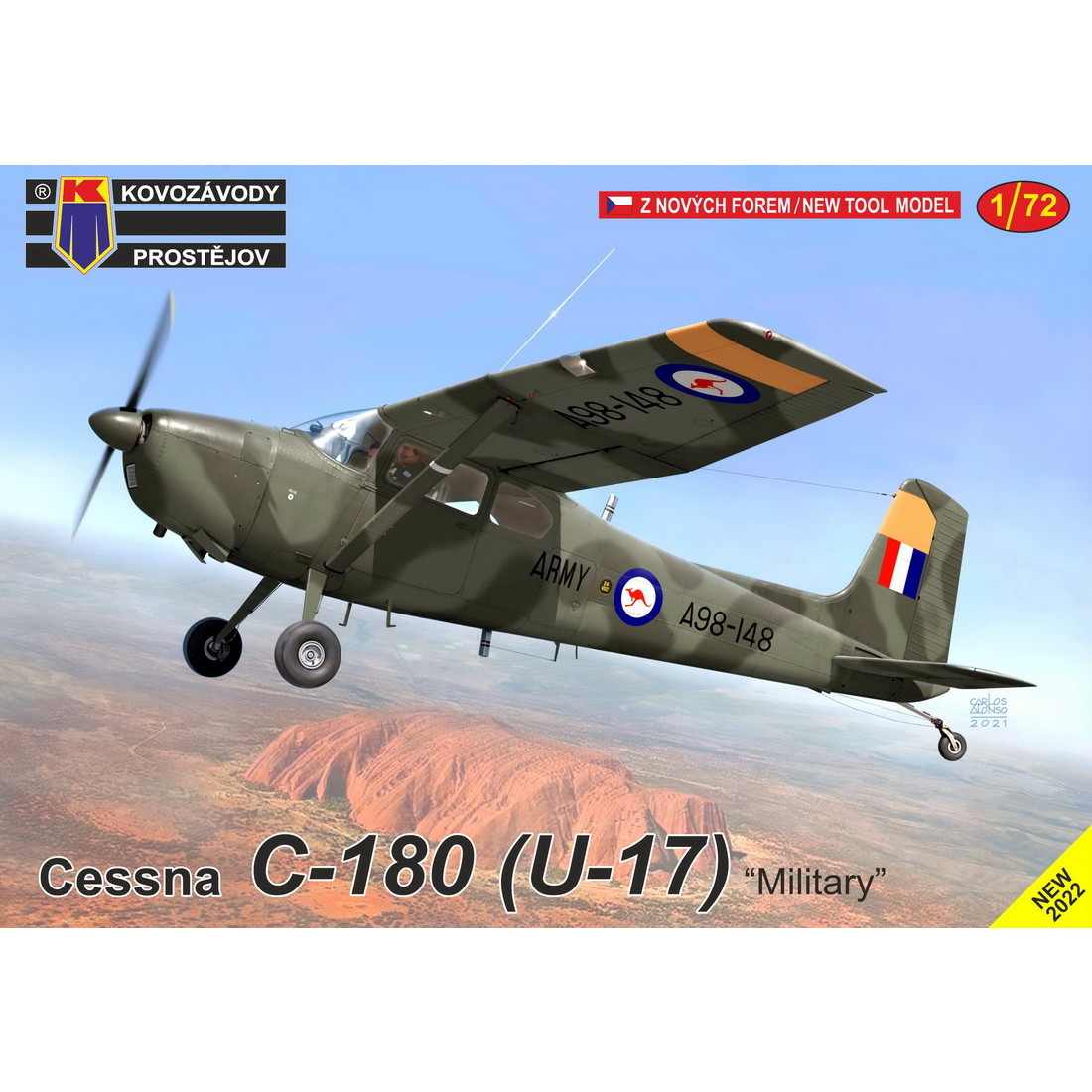 【新製品】KPM0237 1/72 セスナ C-180 (U-17) ｢軍用｣