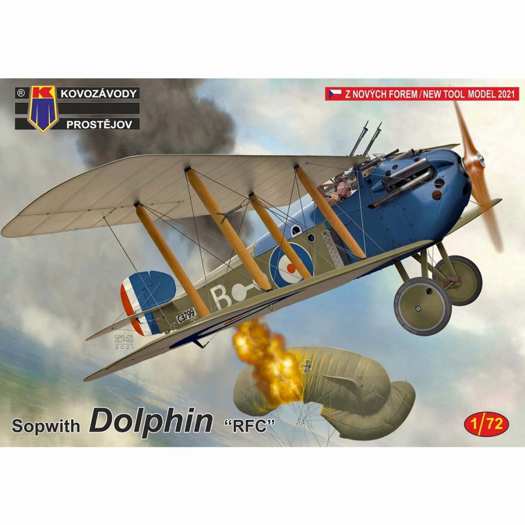 【新製品】KPM0273 1/72 ソッピース ドルフィン｢イギリス陸軍航空隊｣