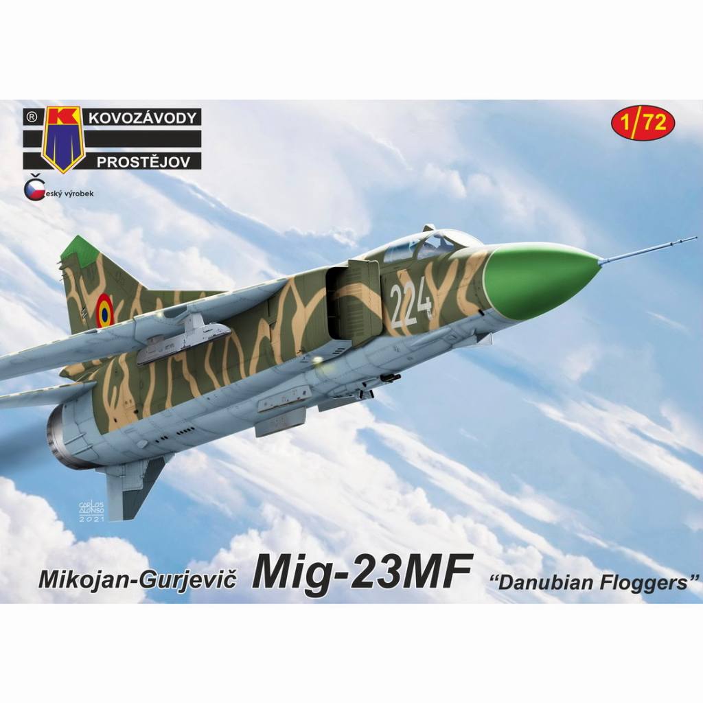 【新製品】KPM0287 1/72 ミグ MiG-23MF フロッガー ドナウ川流域国