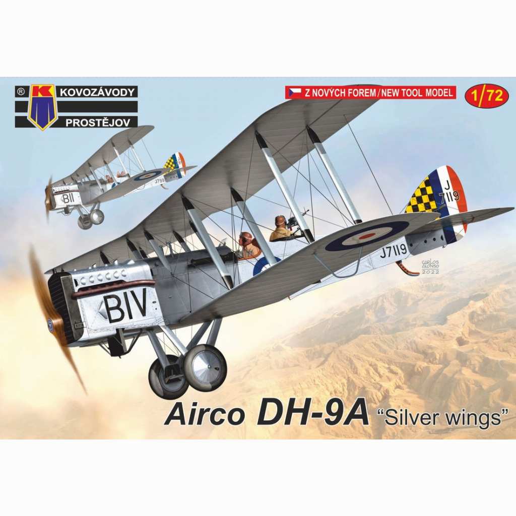 【新製品】KPM0312 1/72 エアコー DH-9A ｢シルバーウィング｣