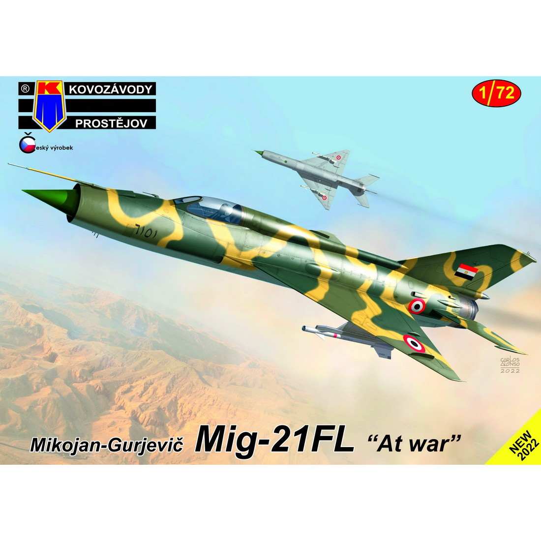 【新製品】KPM0368 1/72 ミグ MiG-21FL ｢アットウォー｣