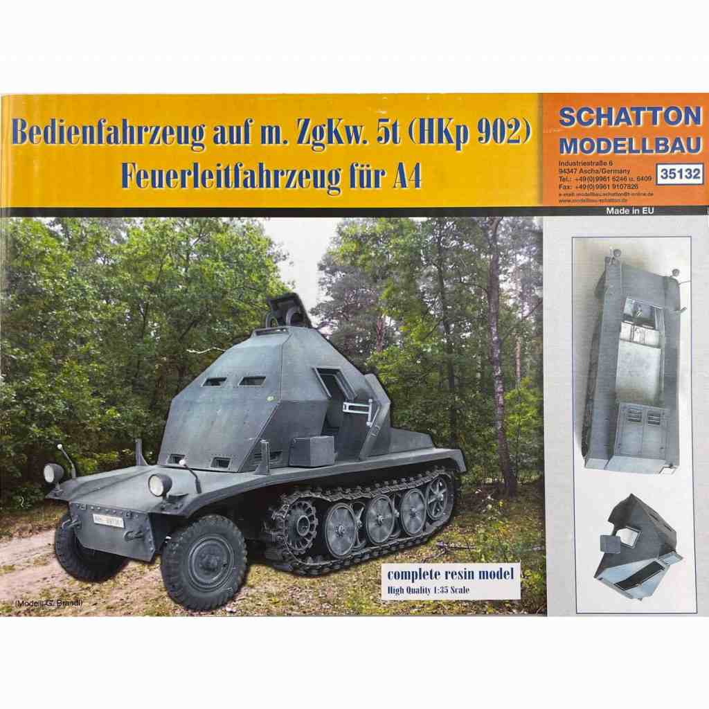 【新製品】35132 Bedienfahrzeug auf m. Zgkw. 5t (HKP902) Feuerleitfahrzeug fur A4