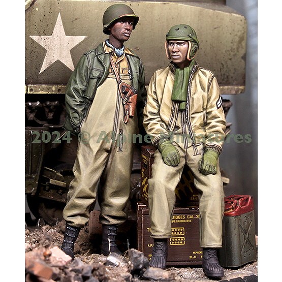 【新製品】35320 1/35 WWII アメリカ陸軍 第761戦車大隊戦車兵セット(2体入)