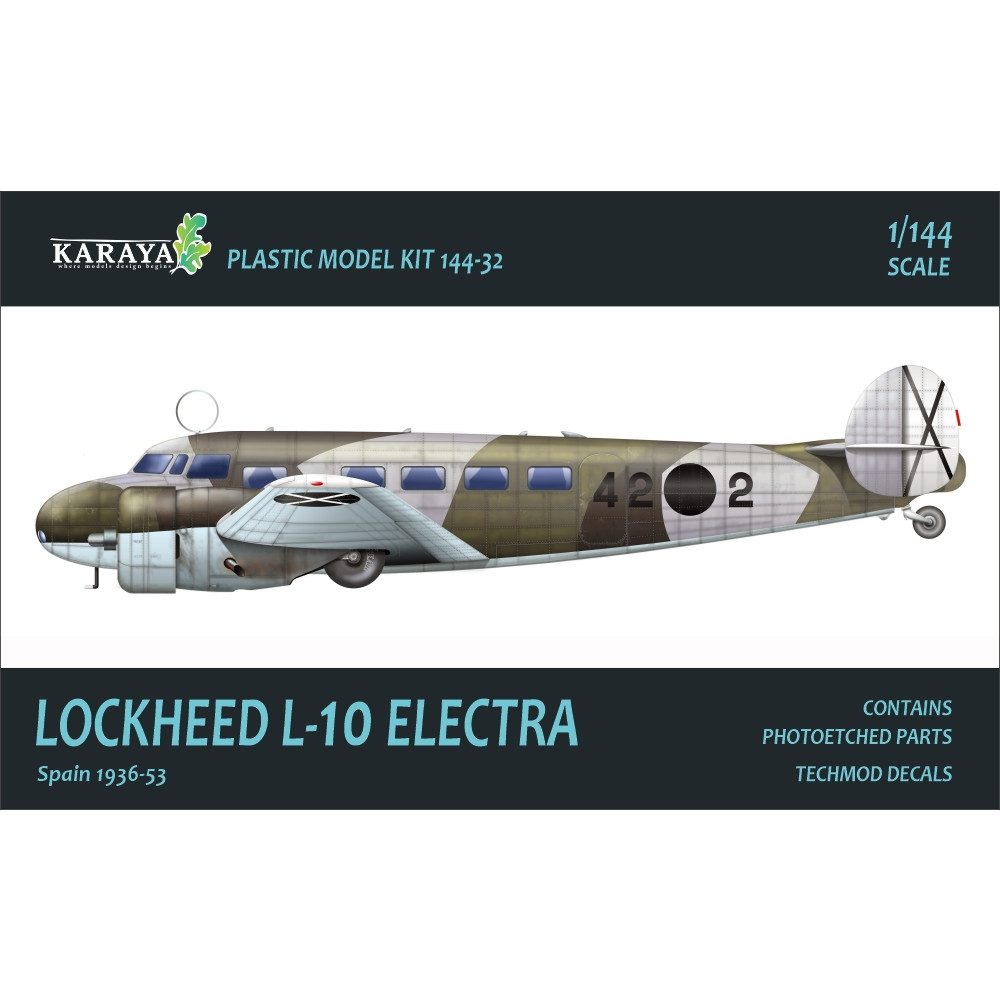 【新製品】144-32 ロッキード L-10 エレクトラ スペイン空軍 1936-1953年