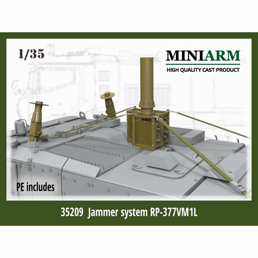 【新製品】B35209 現用 ロシア連邦軍RP-377VM1L電波障害システム エッチングパーツ付