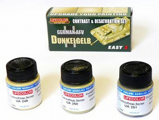 【新製品】[2013250500105] MS01)CONTRAST & DESATURATION SET ドイツAFV用 デュンケルゲルプ
